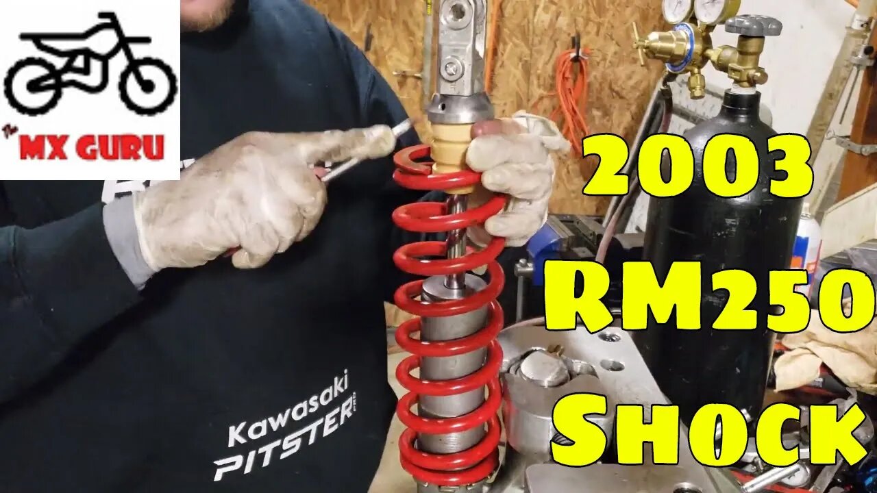 Assembling the rear shock | 2003 Suzuki RM250