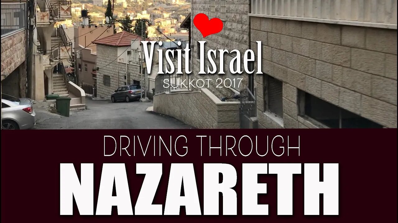 Driving in Nazareth, Israel