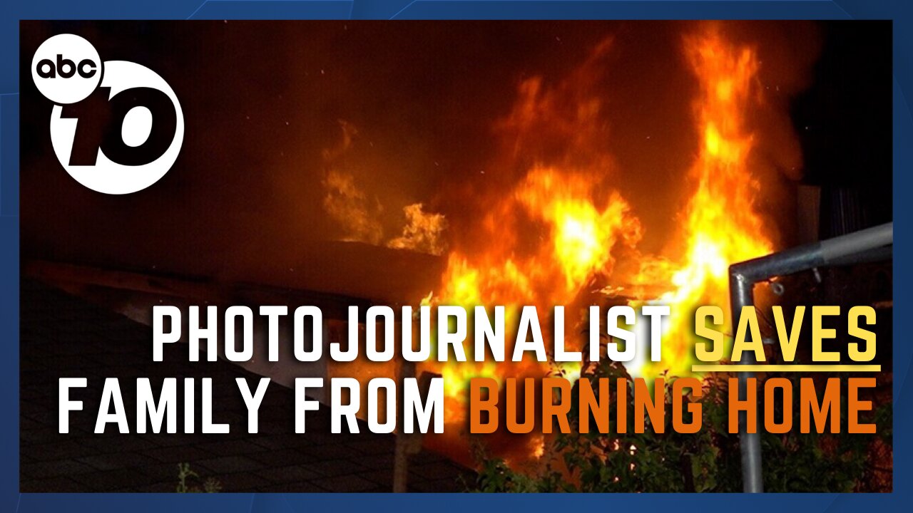 10News photojournalist helps save family from burning home in Encanto