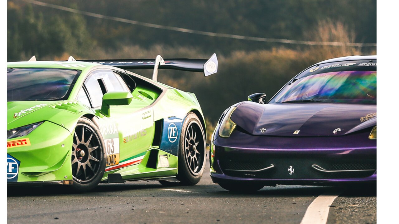 RACING CARS FERRARI AND LAMBORGINI SIAN