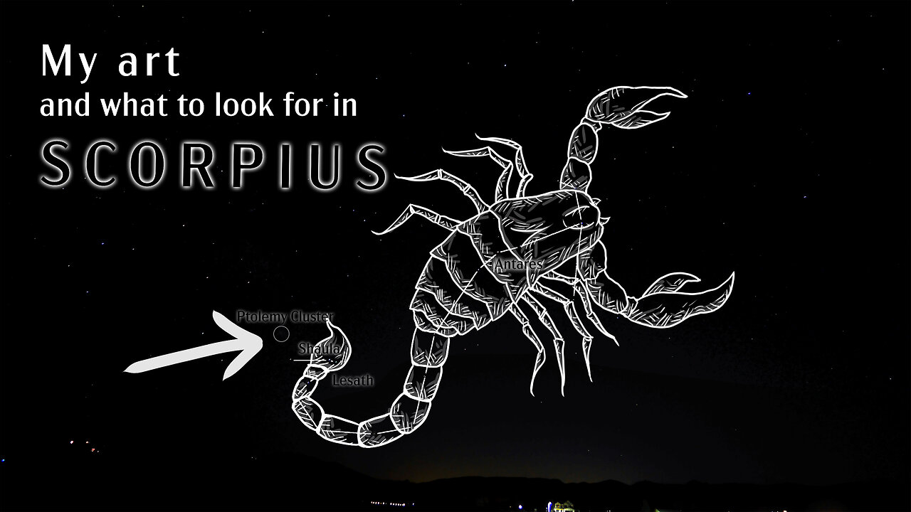 Drawing and Learning about the Zodiac Constellation Scorpius