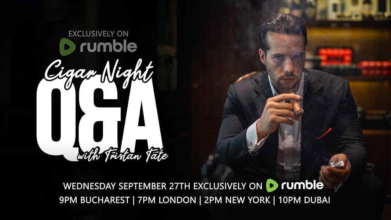 CIGAR NIGHT Q&A WITH TRISTAN TATE | EP.8