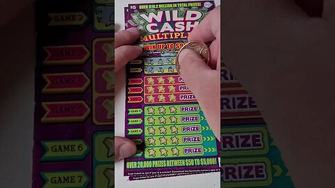 Lottery Ticket Test Wild Cash Scratch Offs!