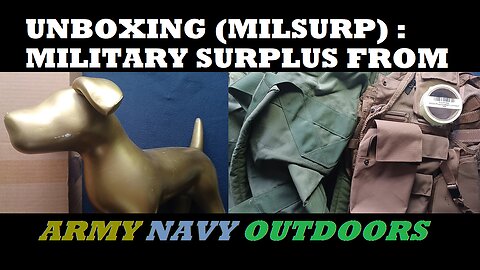 UNBOXING 207: Army Navy Outdoors. US Enhanced Duffle Bags, Air Force Survival Vest with Snap Track