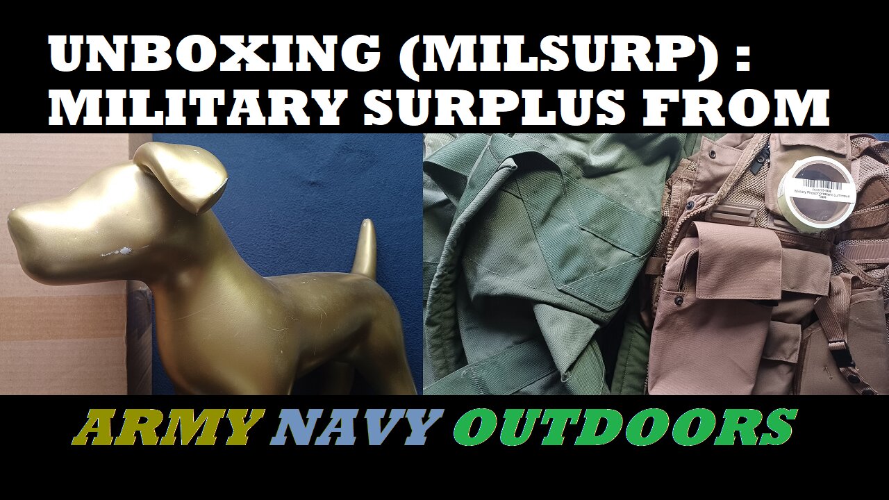 UNBOXING 207: Army Navy Outdoors. US Enhanced Duffle Bags, Air Force Survival Vest with Snap Track