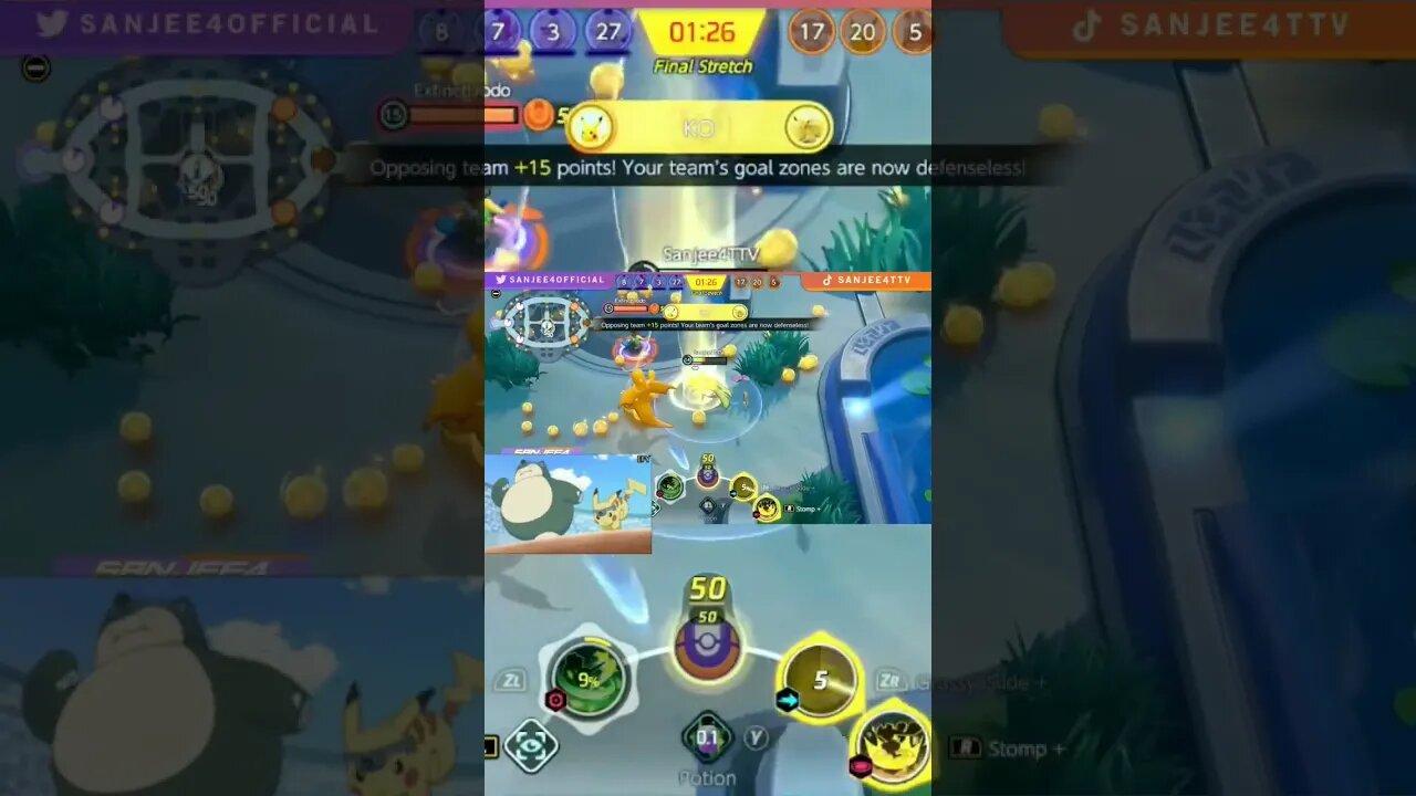 Cada #monstrinho em #Pokémon #Unite tem a sua própria #estratégia e função nas partidas.