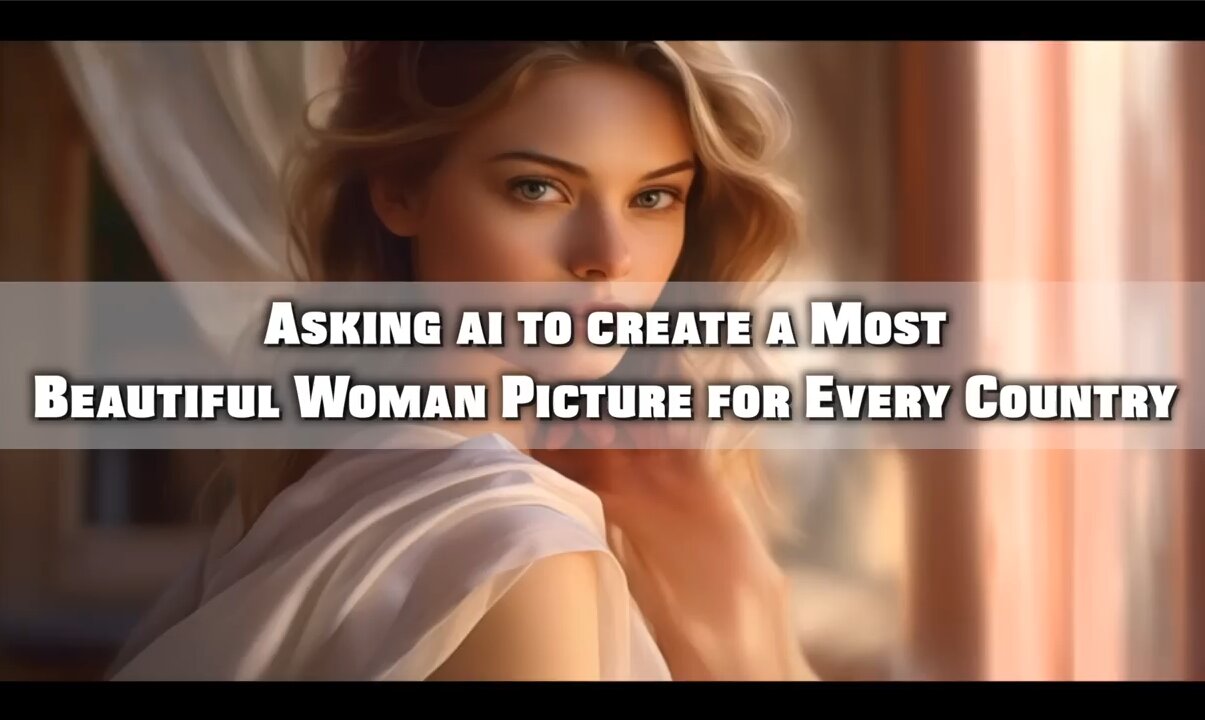 Asking AI to Create a Most Beautiful Woman Picture for Every Country - HaloTech