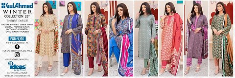 Gul Ahmed winter collection