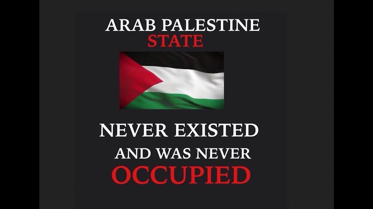 History Behind the Fake Palestine Narrative [mirrored]