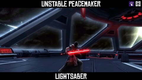 SWTOR Unstable Peacemaker Lightsaber Demonstration