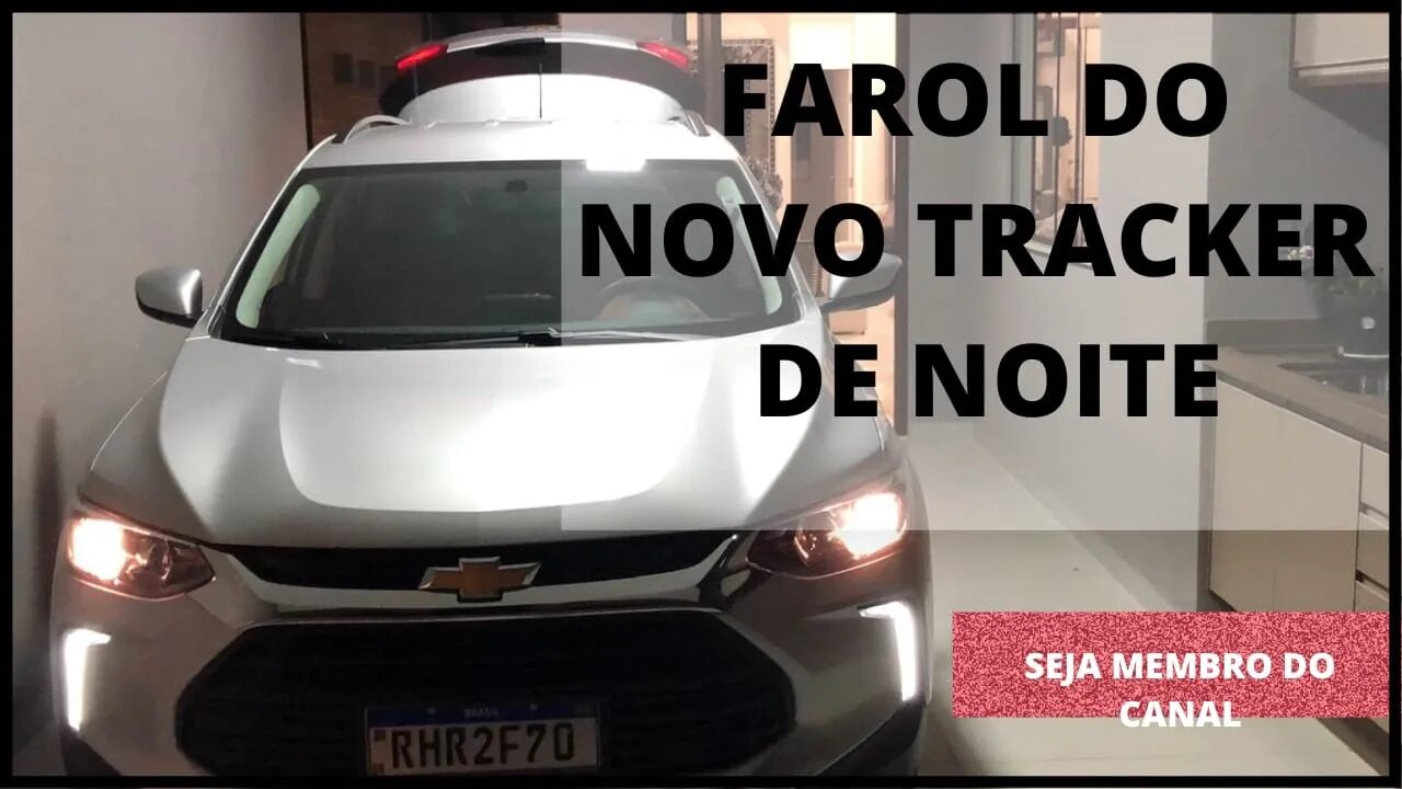 Farol do Novo Onix e Novo Tracker a noite - funcionamento comparativo etc!