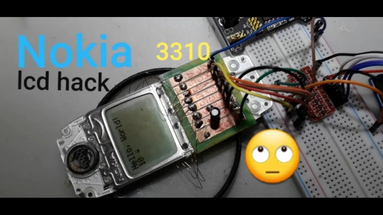 Nokia 3310 lcd display salvaged for arduino fun hacks