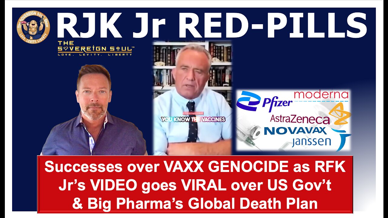 🔥RFK Jr RED-PILLS World on US Gov’t & Big Pharma Cabal, VAXX GENOCIDE Success over [DS] BIOWEAPON