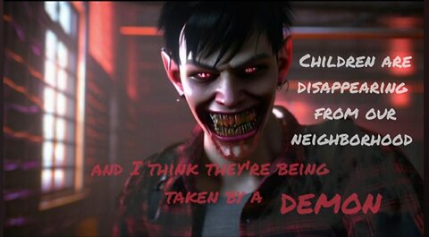 Children are disappearing from our neighborhood, and I think they're being taken by a demon by demon