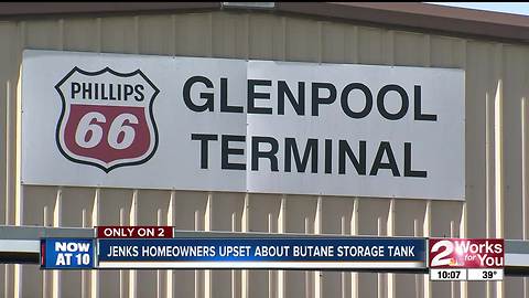 Jenks homeowner starts petition opposing butane tank storage plan