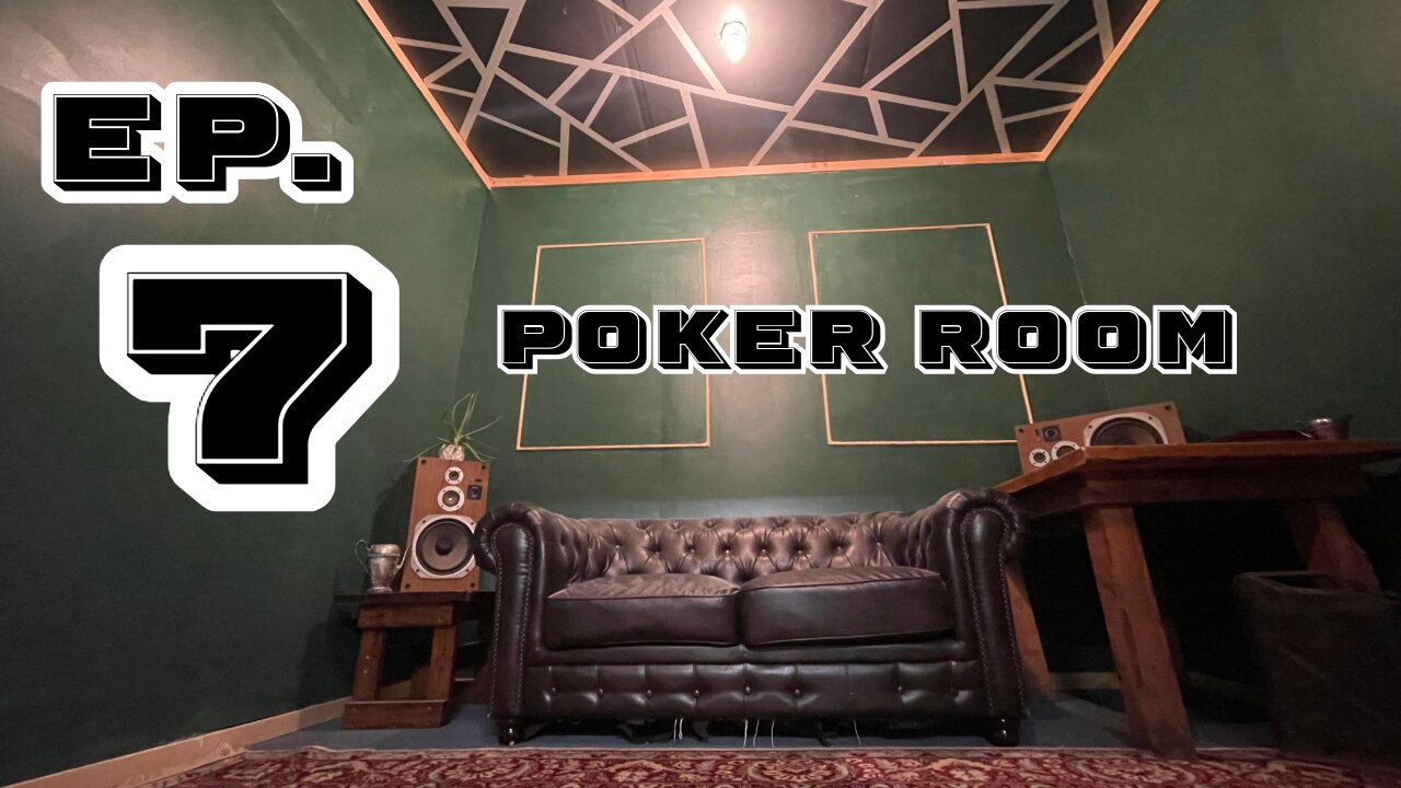 Episode 7: Ultimate Poker Room Transformation! DIY Renovation with Stylish Ceiling Design