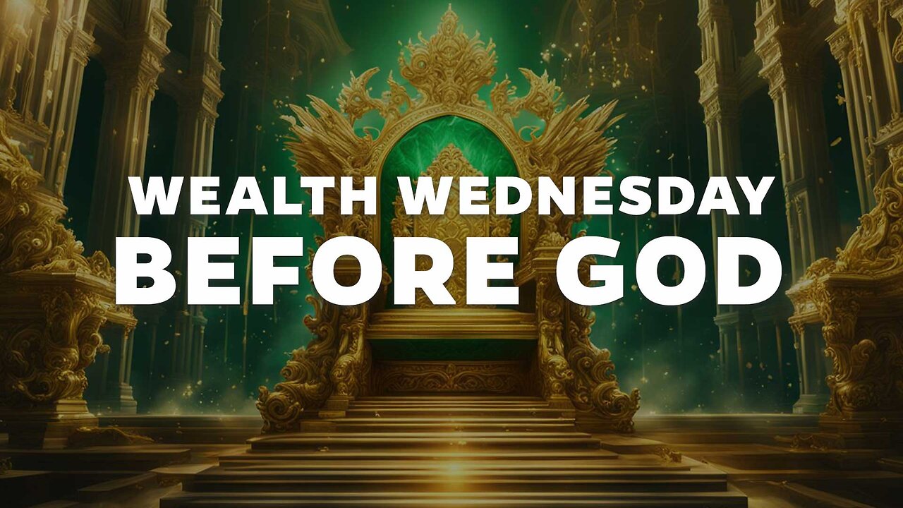 Wealth Wednesday: Before God