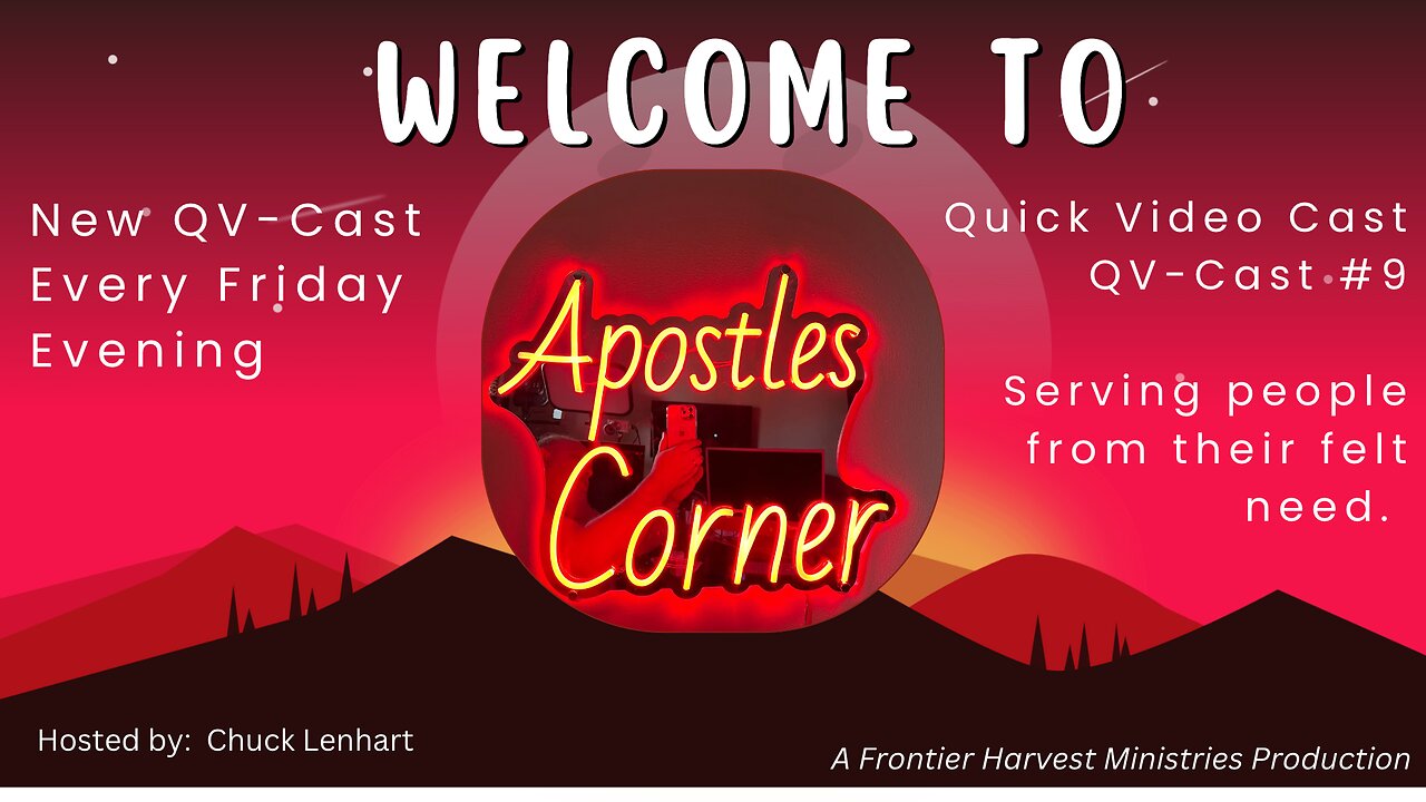 Apostles Corner #9 The Value of Teamwork
