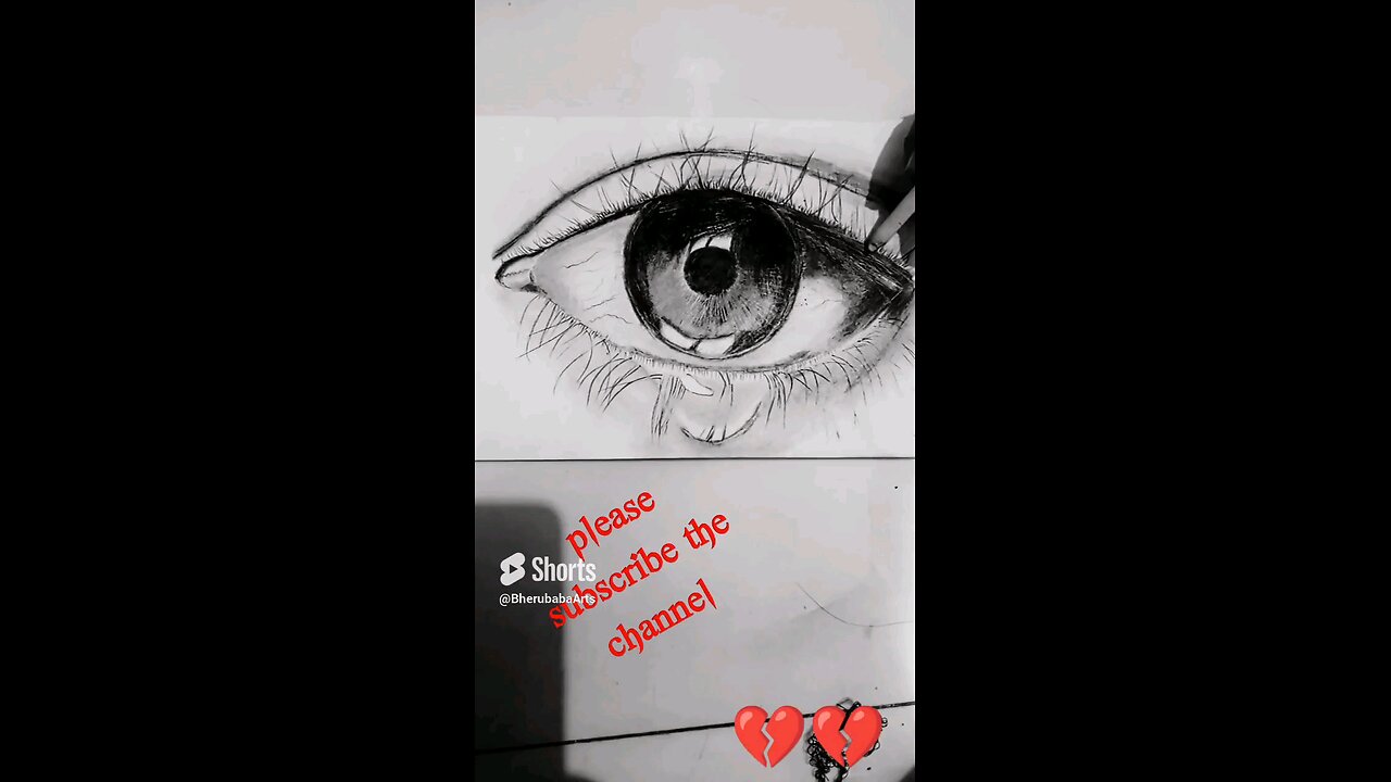 sad crying eyes drawing 😭😭 #drawing#arts