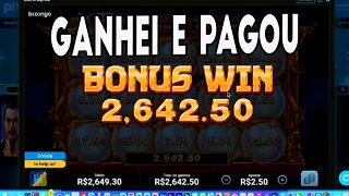 GANHEI QUASE 3 MIL NO JACKPOT E JA ESTÁ NA CONTA - PLATAFORMA PAGA