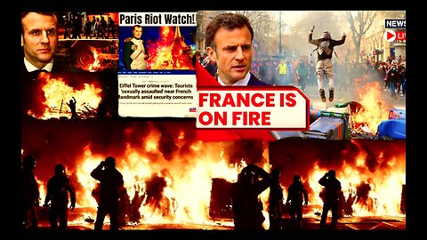 Paris Burns France Riots As Emmanuel Macron Enjoys Elton John Concert Jews Turn Europe Into Africa