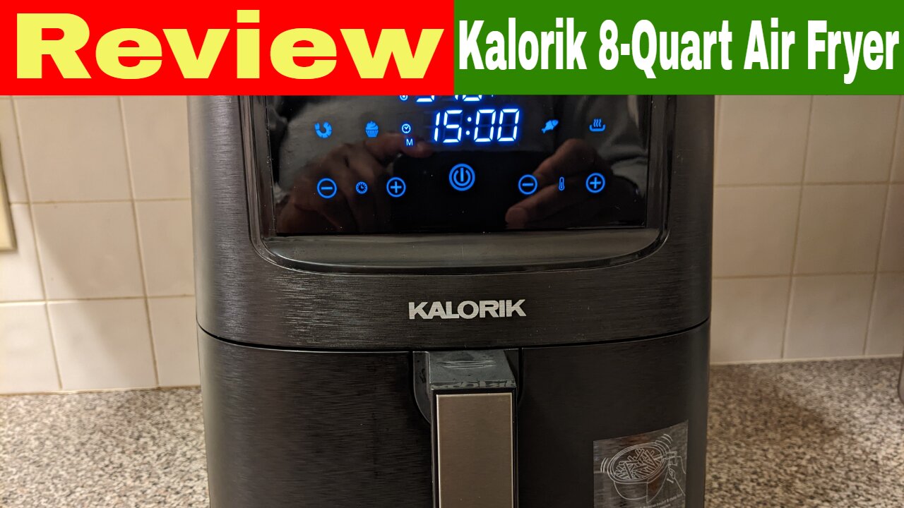 Kalorik 8-Quart Touchscreen Air Fryer Review