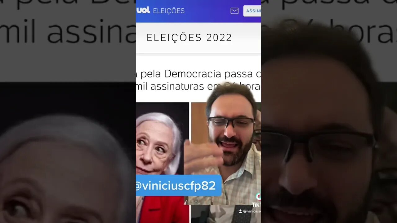 CIRCO! Eleitores do bajulador e patrocinador de ditaduras, assinam carta em defesa da democracia.