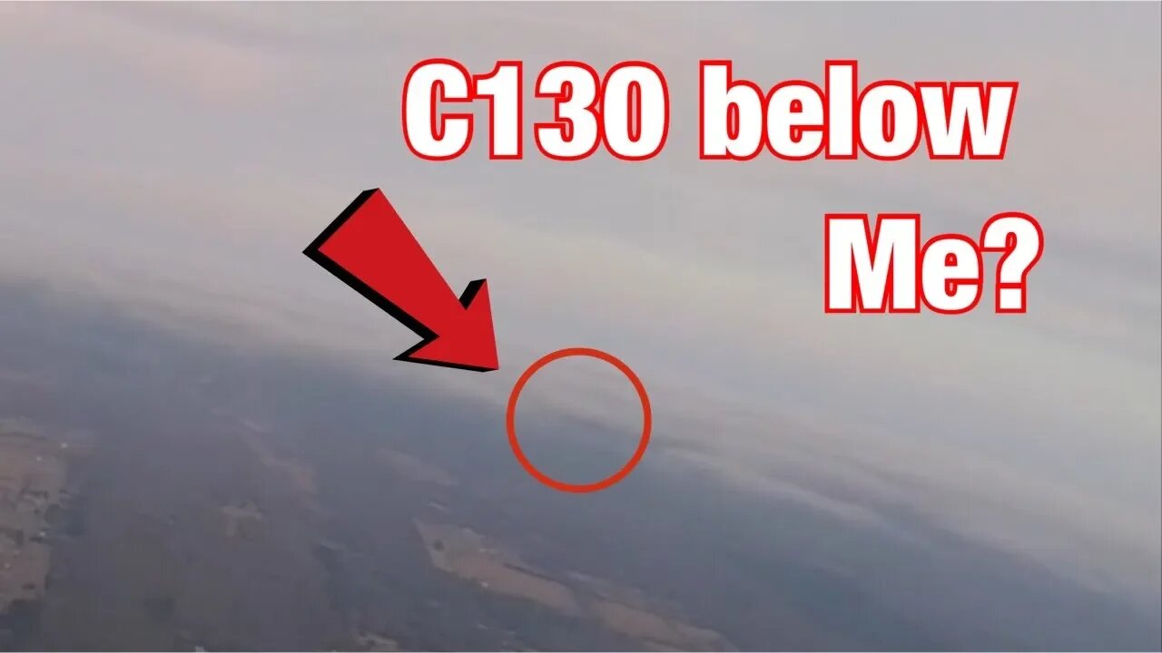 C130 below my Paramotor? Best flight ever!!!