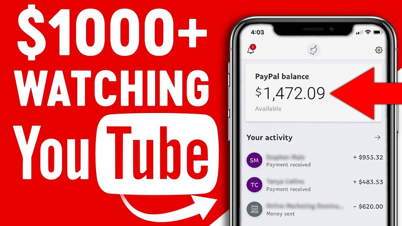 Earn $100 daily Watching YouTube Videos! Available Worldwide (Make Money Online 2023)