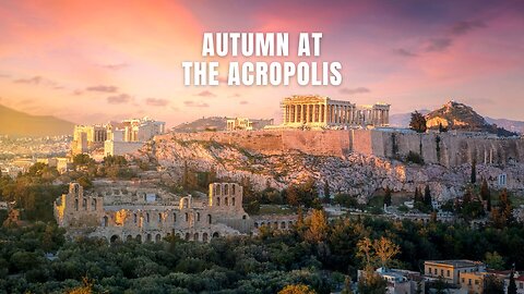 Autumn at the Acropolis #acropolis , #AutumnInAthens, #goldenleaves