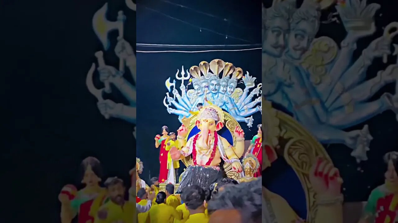 Dahod Nagar Visarjan 2023 || Ganesh Chaturthi 2023|| #viral #shorts #dahod #ganeshchaturthi