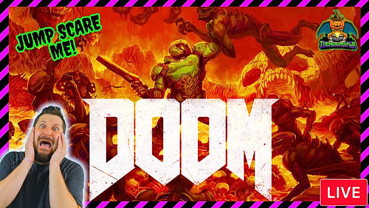 Doom (2016) | Jump Scare Alerts On | Giveaway Happening Now! | 1st Time Playthrough