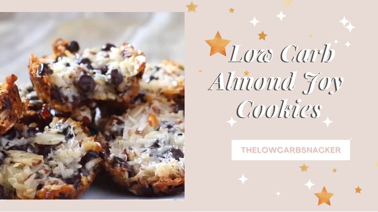 Low Carb Almond Joy Cookies