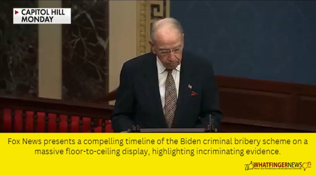 Fox News presents a compelling timeline of the Biden criminal bribery scheme on a massive