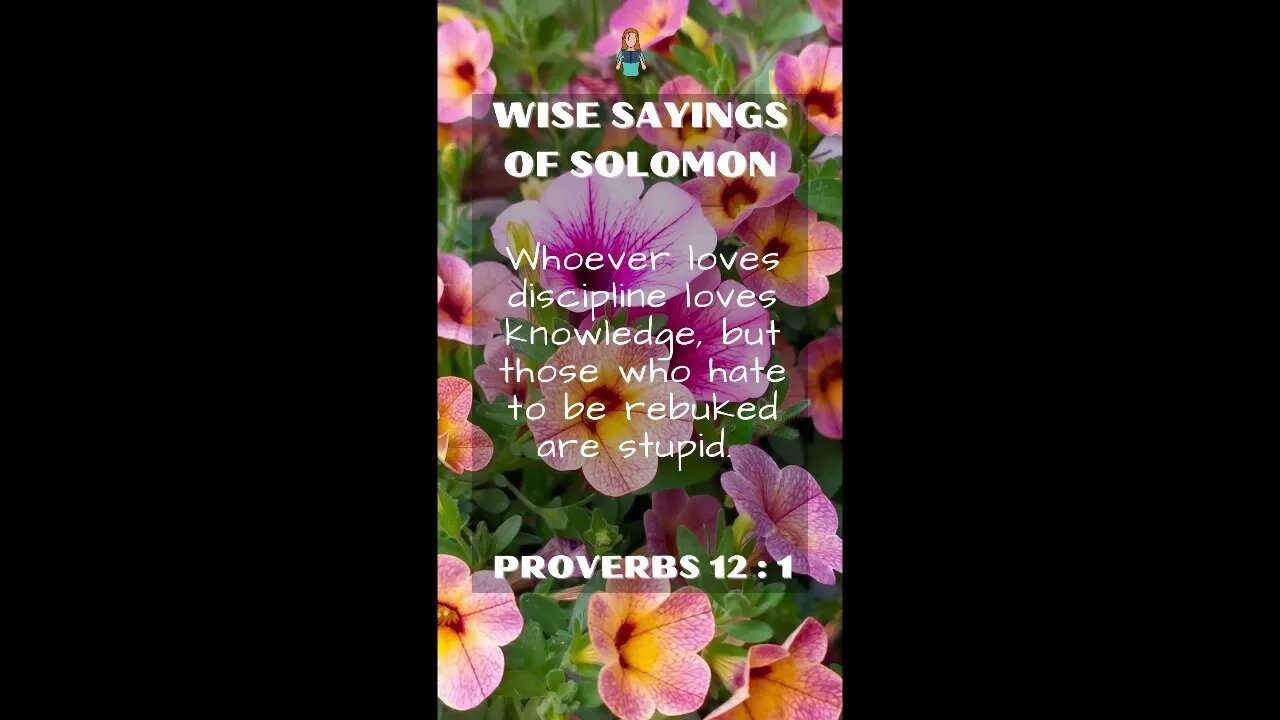 Proverbs 12:1 | Wise Sayings of Solomon