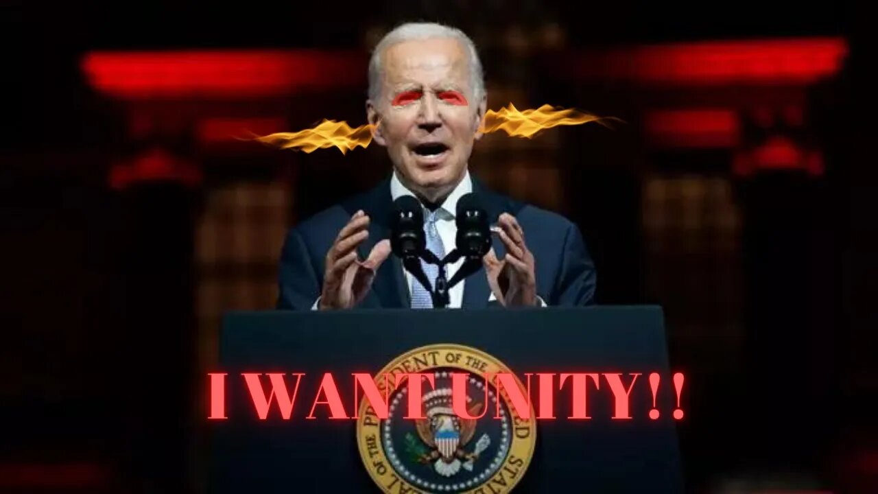 Biden Speech from Independence Hall and What the Liberals Think of You