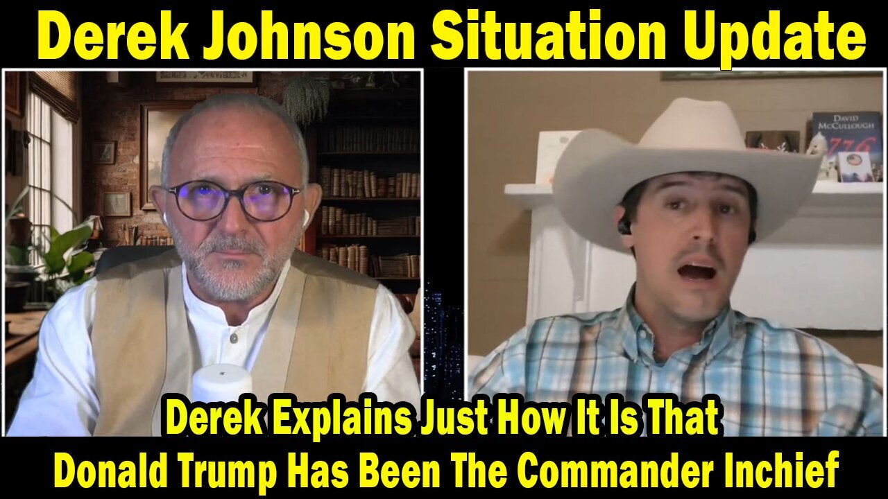 Derek Johnson Situation Update Nov 8: "Derek Explains Just How It Is That Donald Trump Has Been The Commander Inchief"