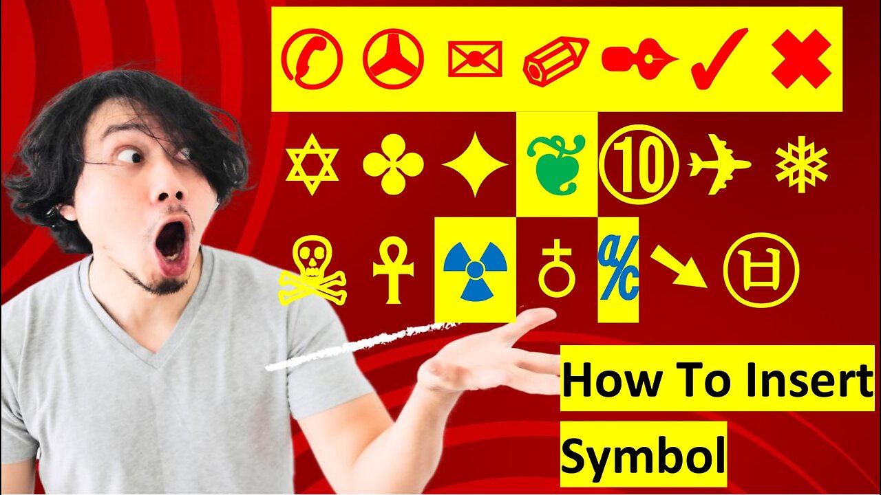 How to Convert Text To symbol ||