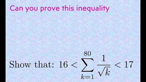 Give the error bound: sum 1/sqrt{k} from 1 to n