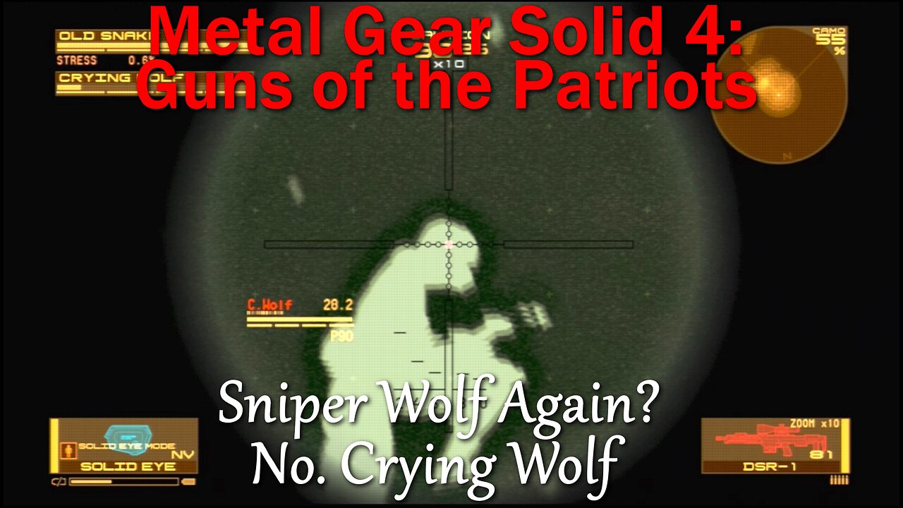 Metal Gear Solid 4: Guns of the Patriots- B&B Number 3, Crying Wolf, Down