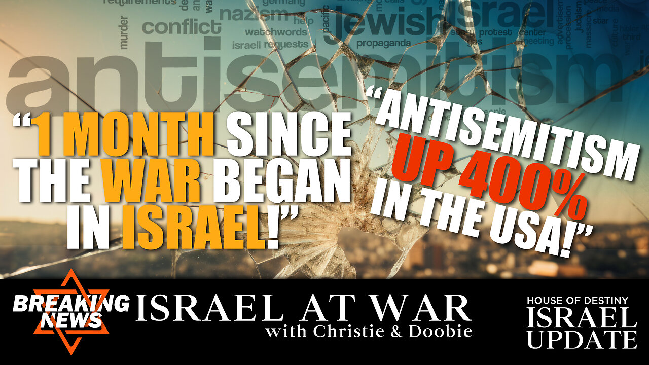 1 Month Since The War Began In Israel // Antisemitism Up 400% In The USA