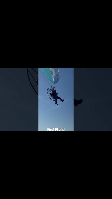 Students first flight! Congrats IFlyParamotors.com