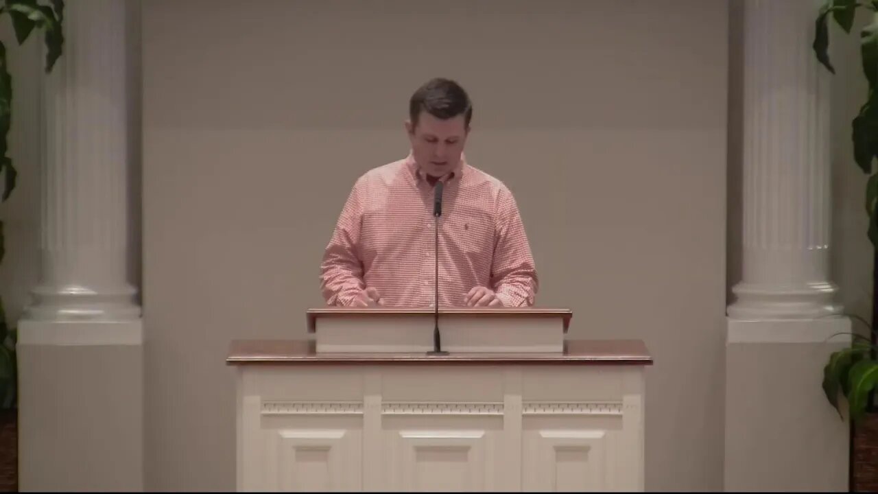 05/29/2022 AM Bible Class and Worship Service