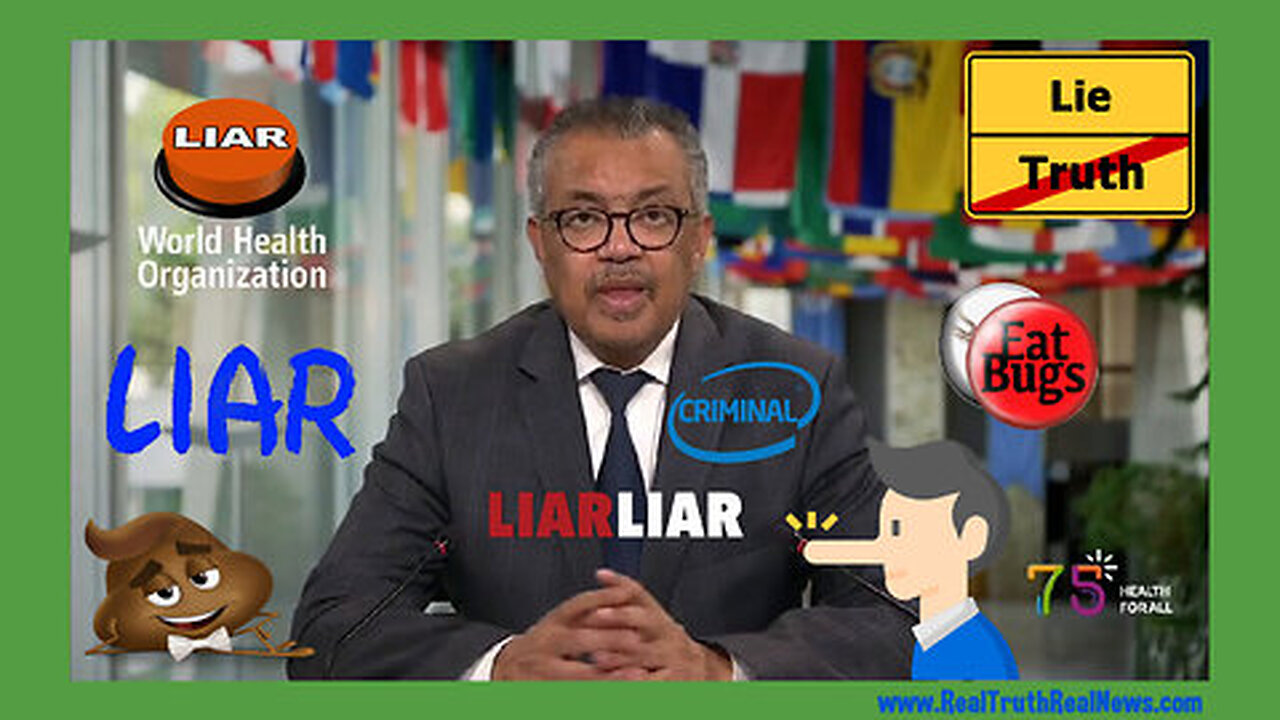 World Health Organization (WHO) TEDROS War on Food, Farming and Humanity