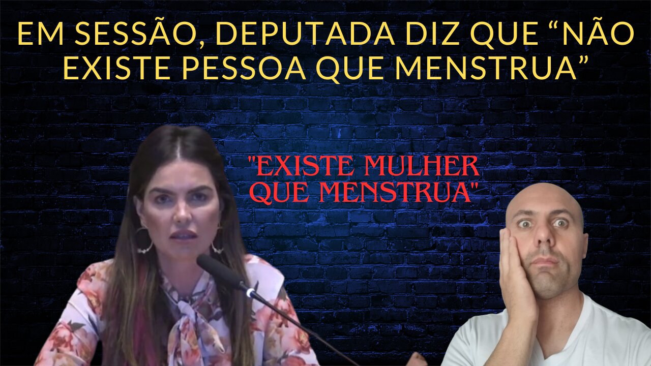 Em sessão, deputada diz que “não existe pessoa que menstrua”