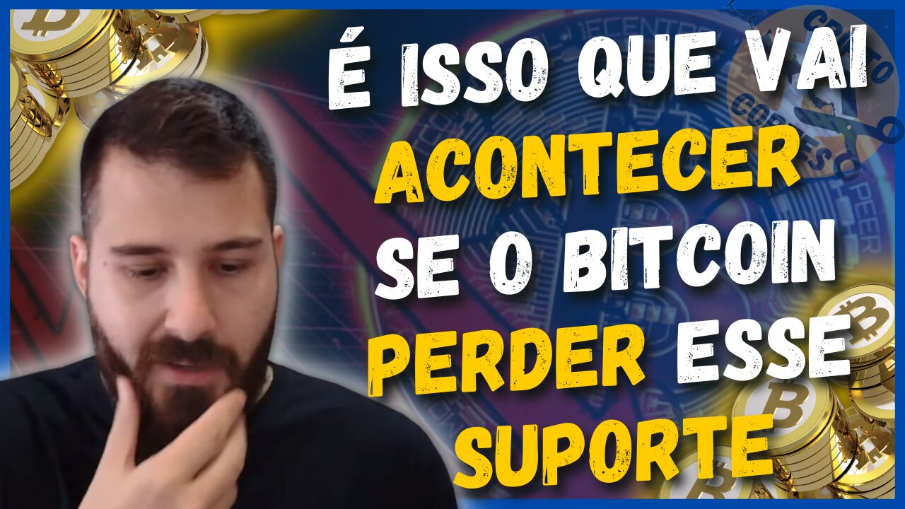 ESSE É O SUPORTE MAIS IMPORTANTE DO BITCOIN ANTES DE OUTRA GRANDE QUEDA, REACT BITNADA DESANIMADO