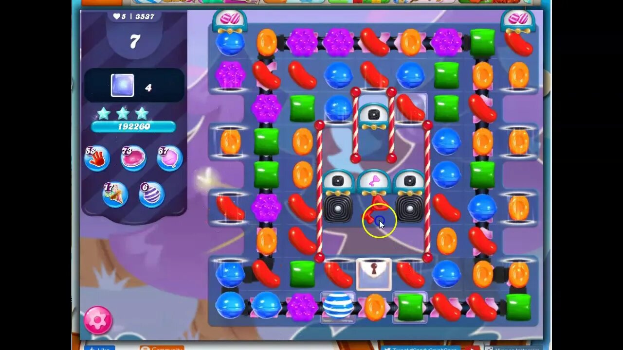 Candy Crush Level 3537 Talkthrough, 22 Moves 0 Boosters
