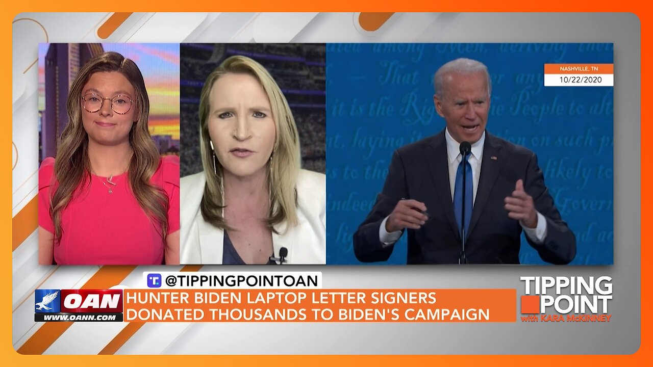 Hunter Biden Laptop Letter Signers Donated Thousands to Biden's Campaign | TIPPING POINT 🟧