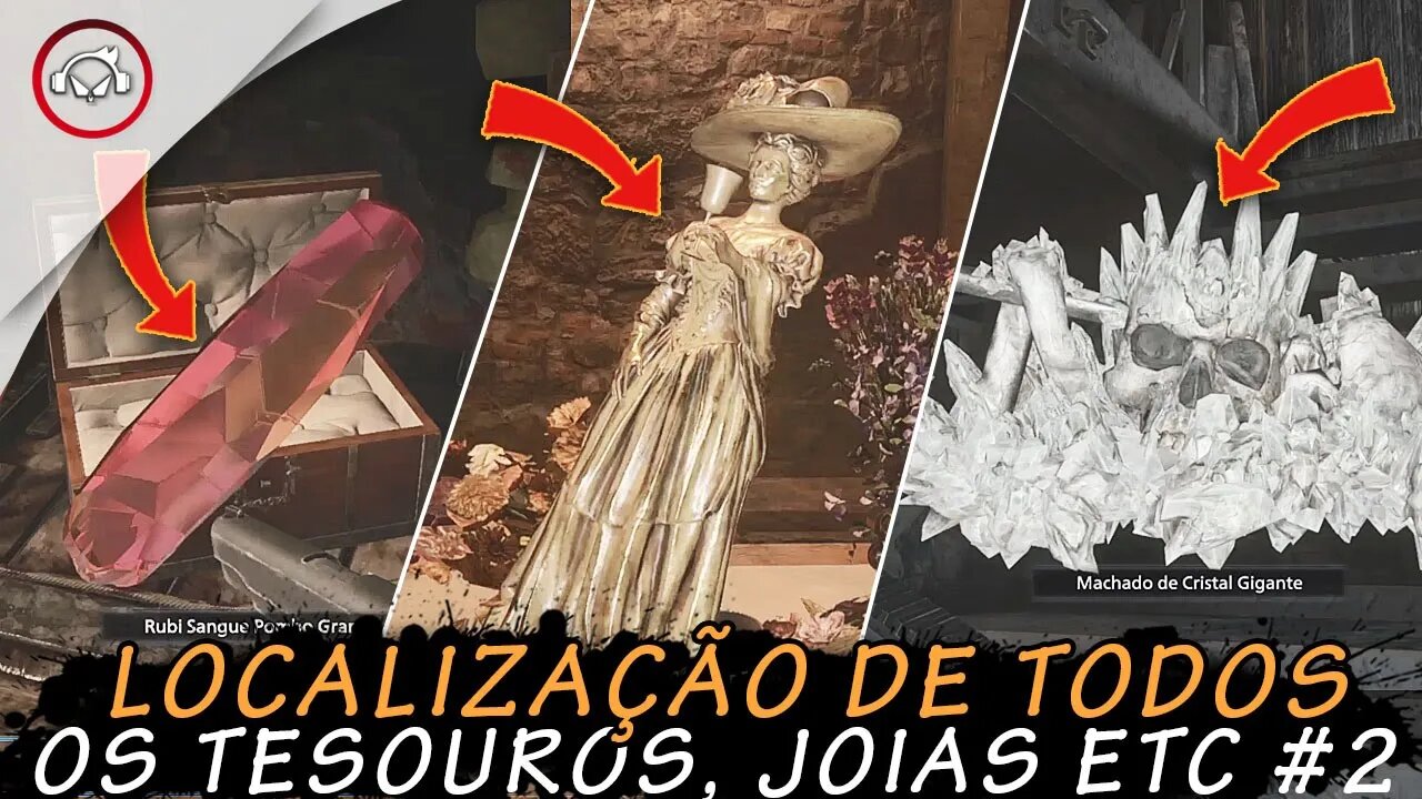 Resident Evil Village, Localização de todos os tesouros, joias, etc do jogo | Super Dica PT-BR #2