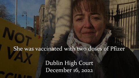 SHE WAS VACCINATED WITH TWO DOSES OF PFIZER